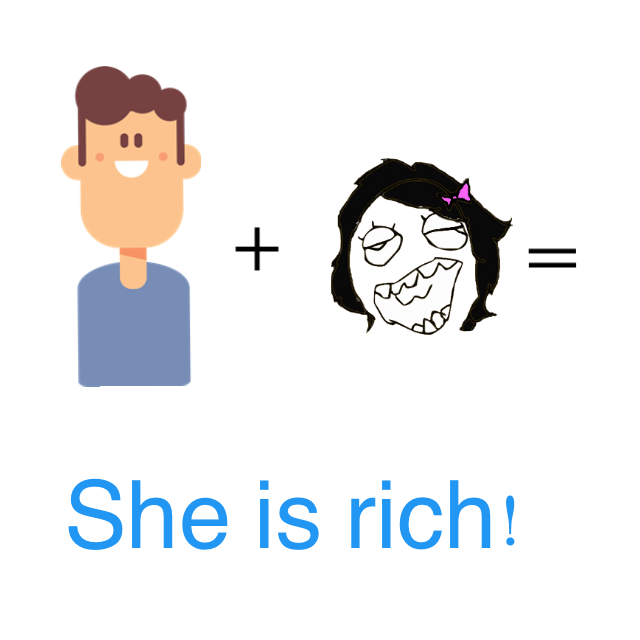 Him and her